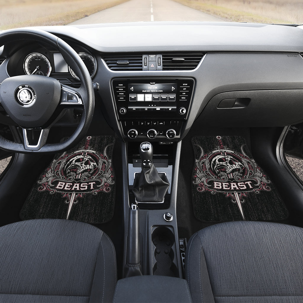 BEAST - Front and back car mat