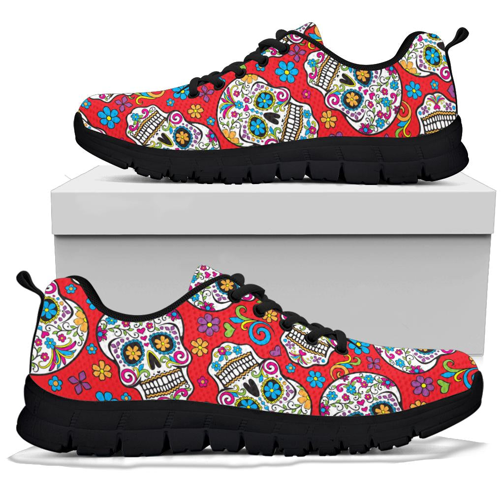 Sugar skull sneaker shoes