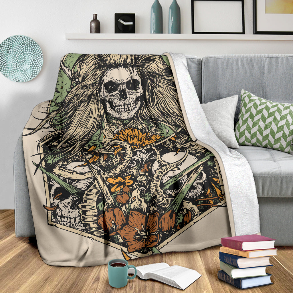 Skull premium blanket