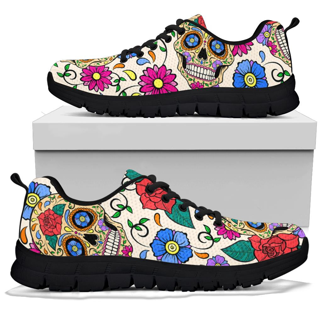Sugar skull sneakers