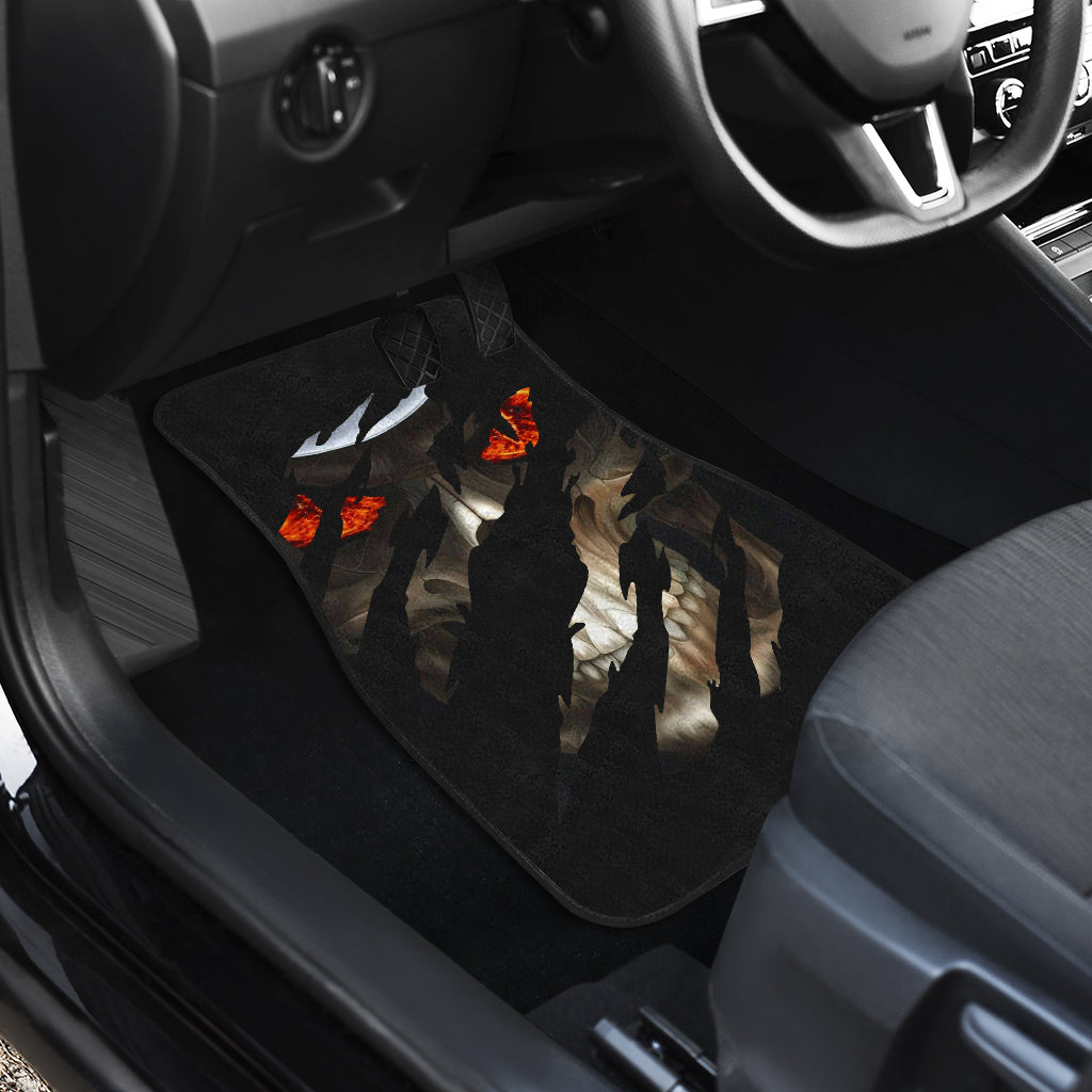 Set of 4 pcs grim reaper skull car mats
