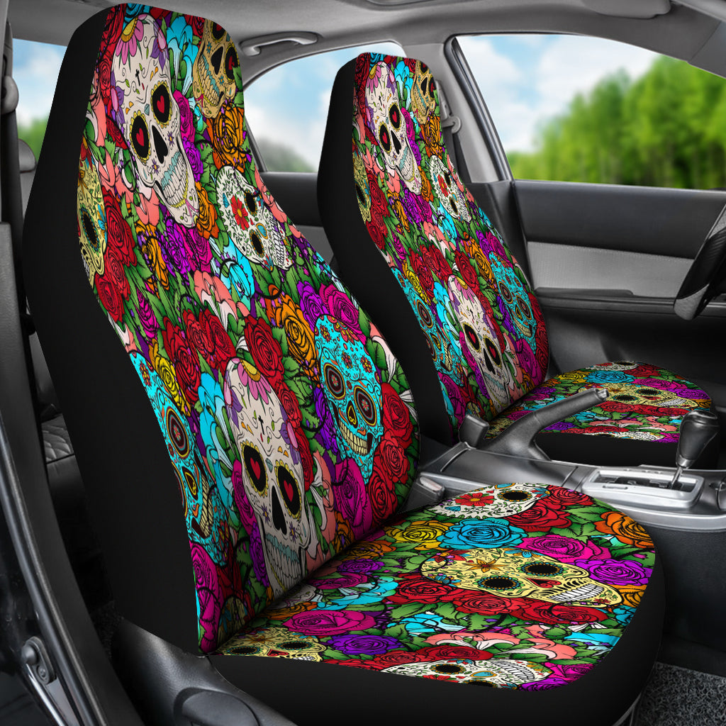 Sugar Skull Seat Covers
