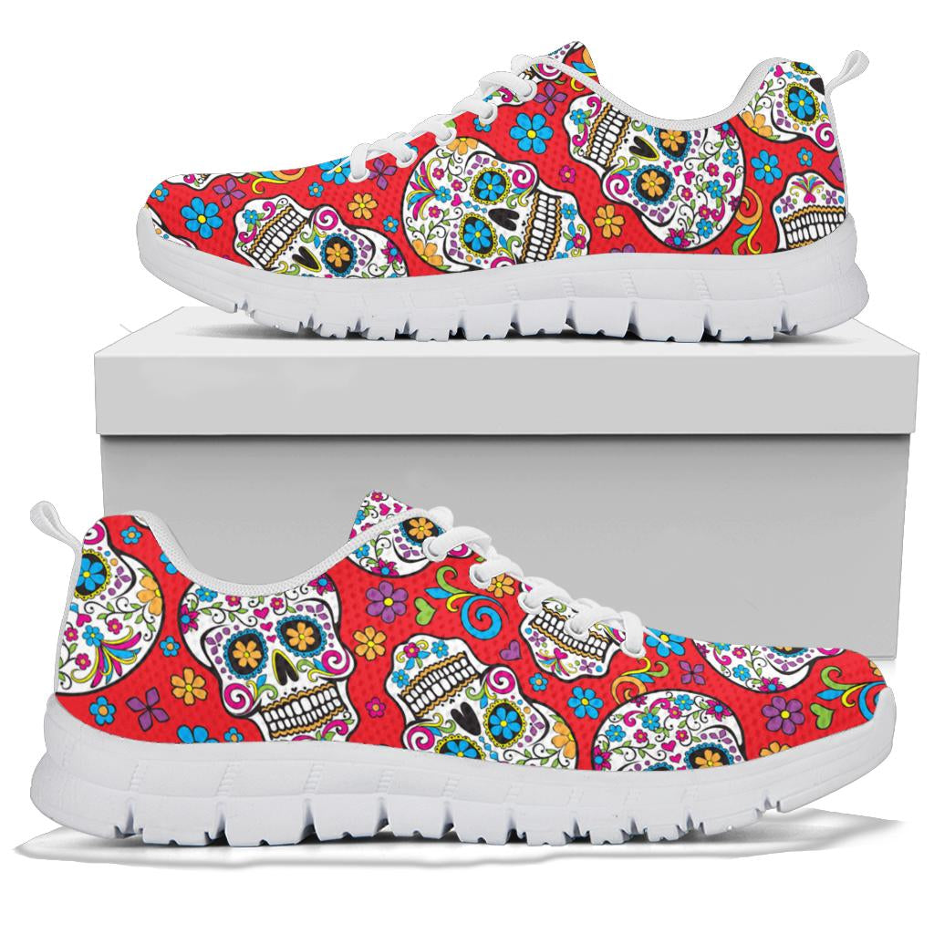 Sugar skull sneaker shoes