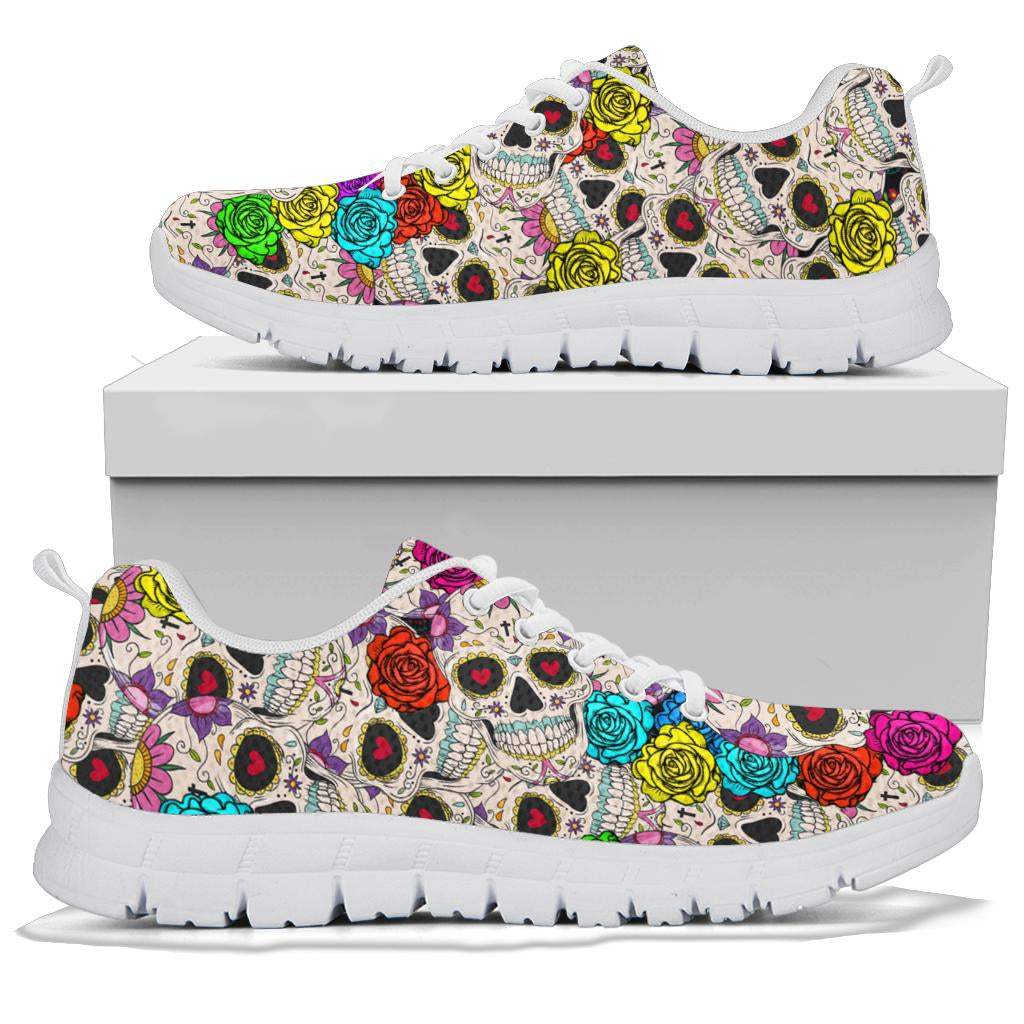 Sugar skull sneakers