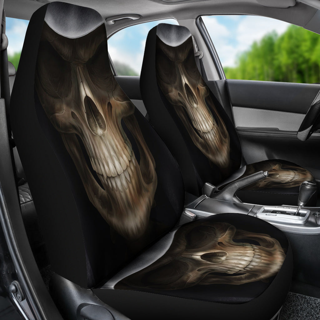 Skull car seat cover