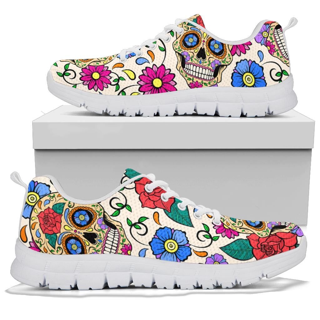 Sugar skull sneakers