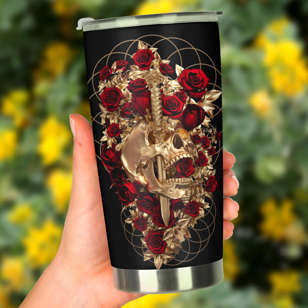 Sword skull tumbler