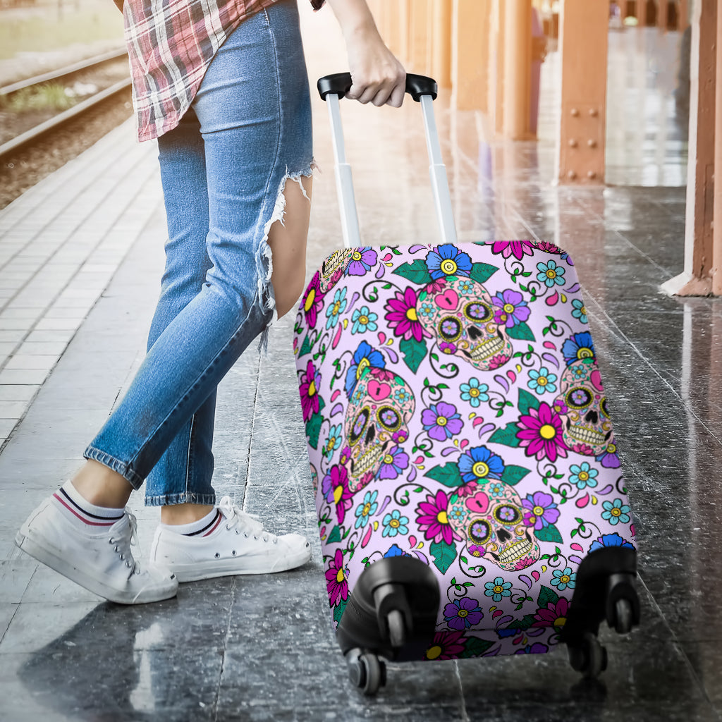 Sugar skull Luggage covers