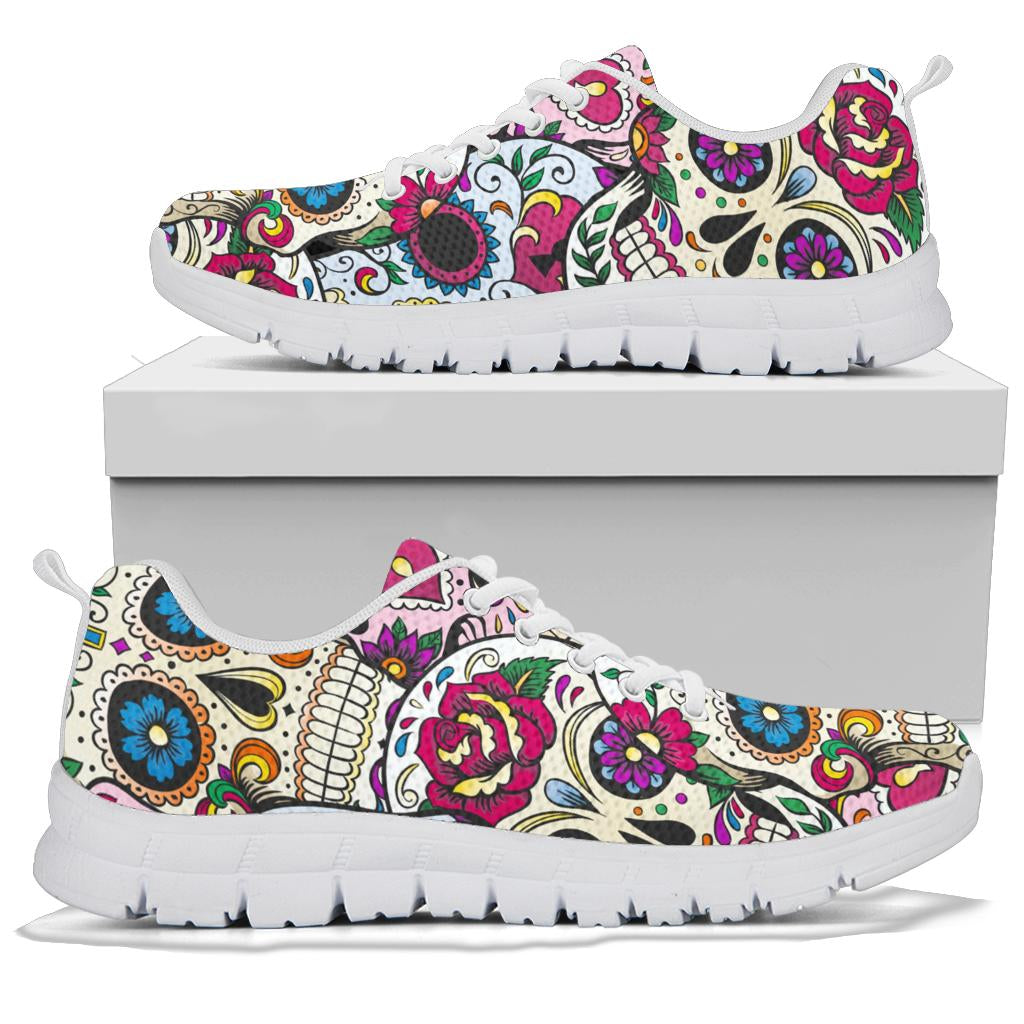 Sugar skull sneakers shoes