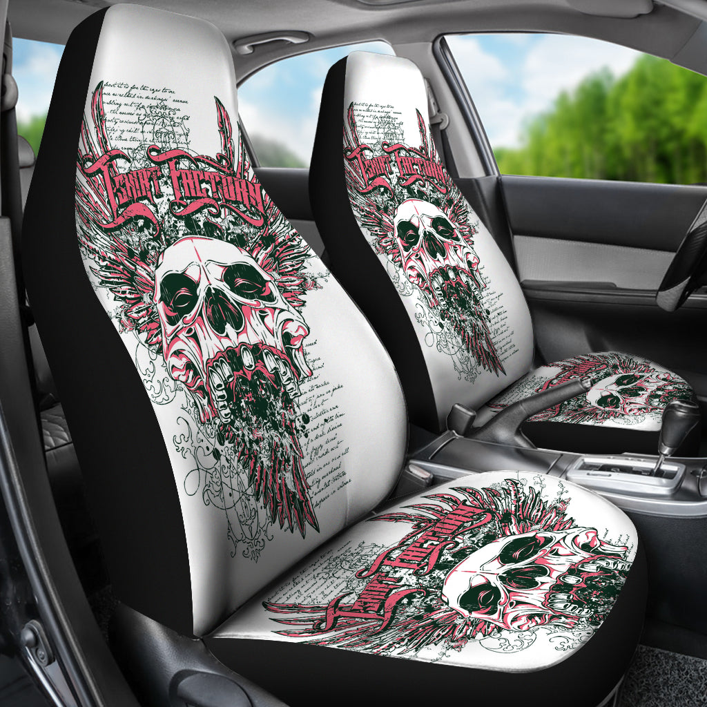 Skull seat cover for car - truck
