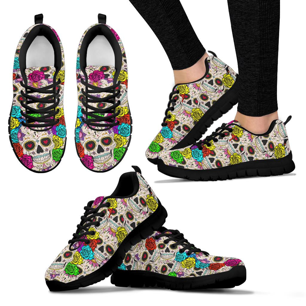 Sugar skull sneakers