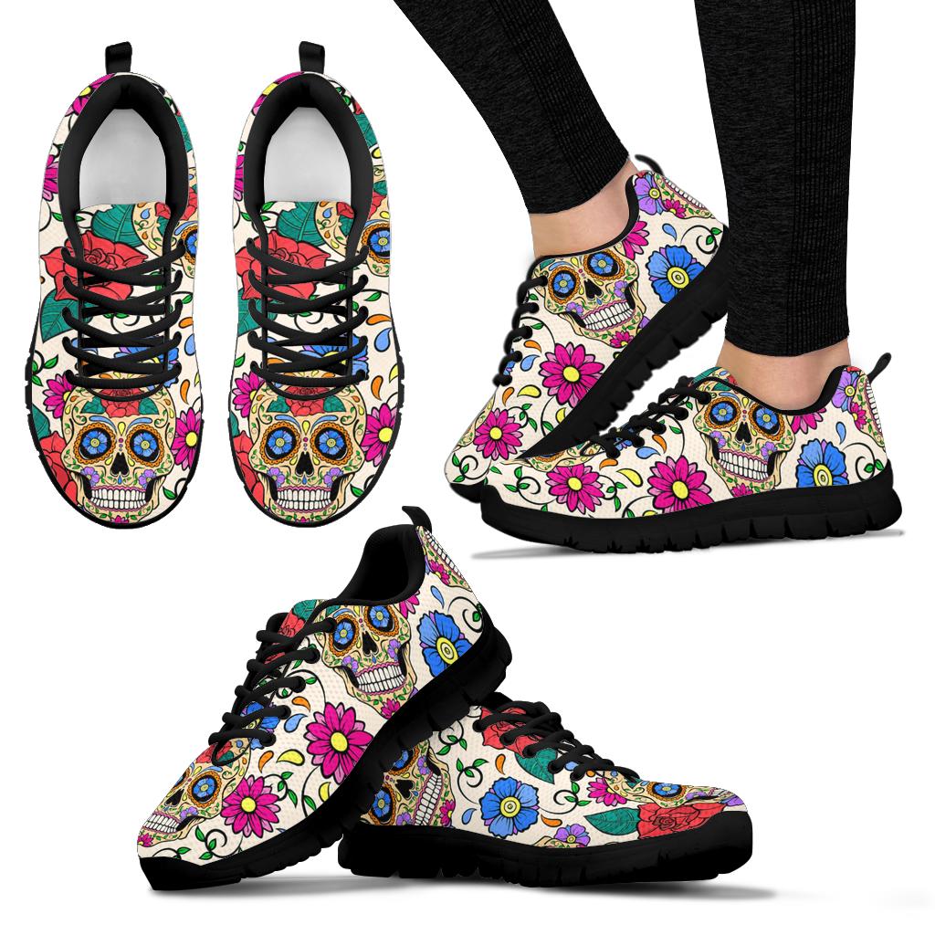 Sugar skull sneakers