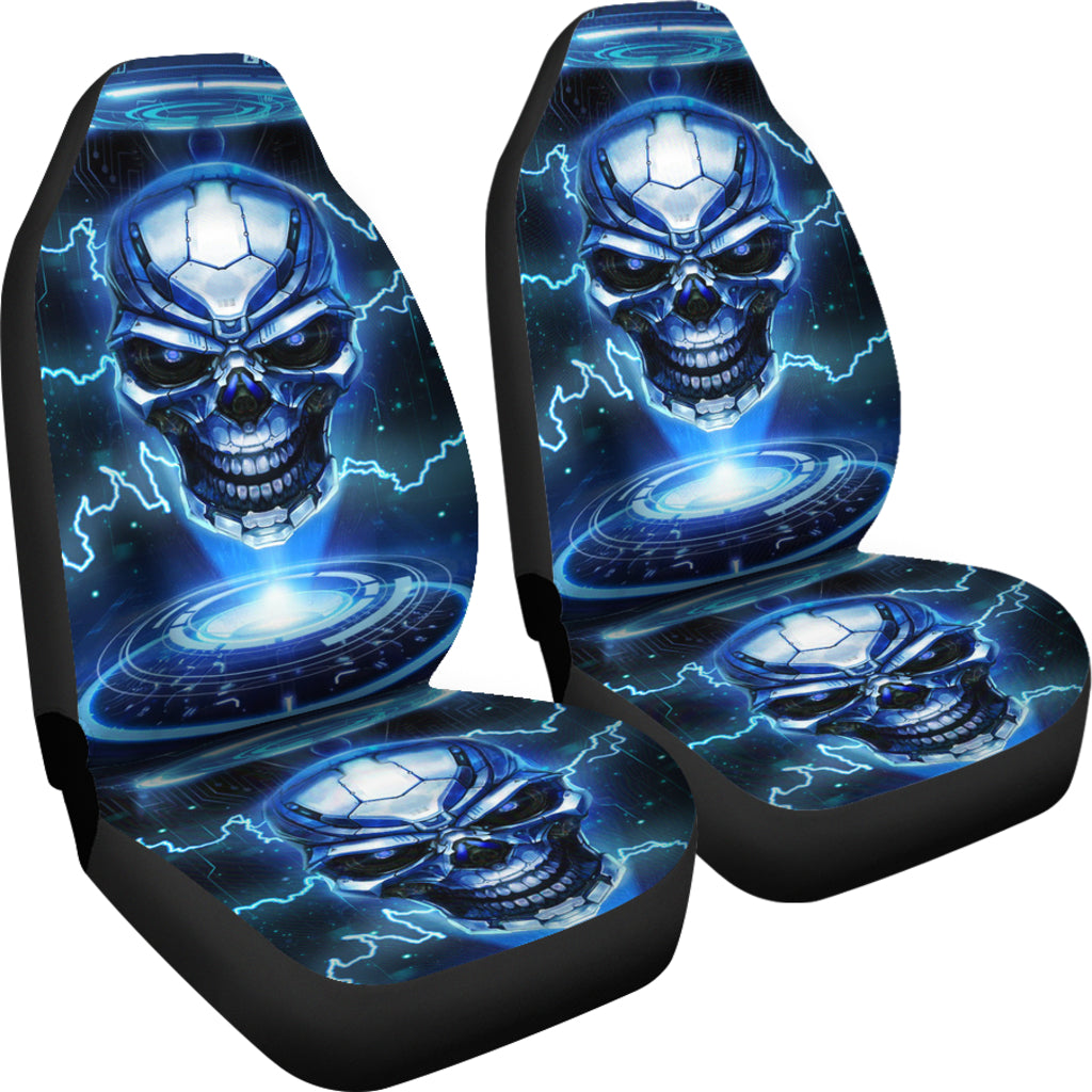 Awesome skull car seat cover