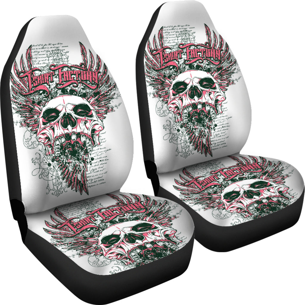 Skull seat cover for car - truck