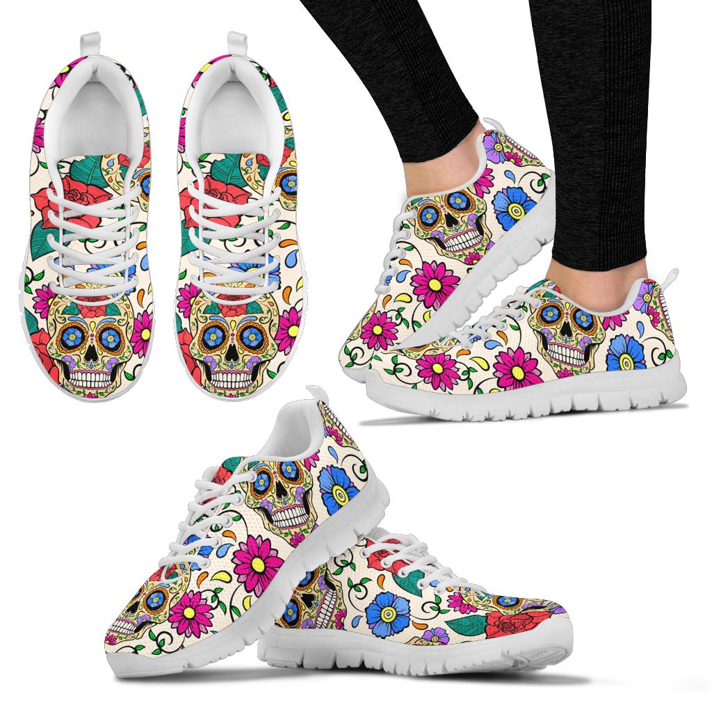 Sugar skull sneakers