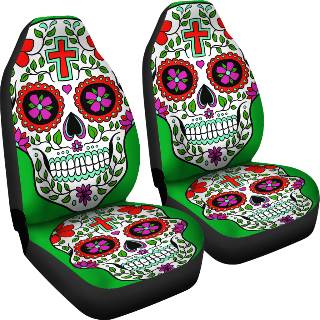 Sugar Skull Car Seat cover