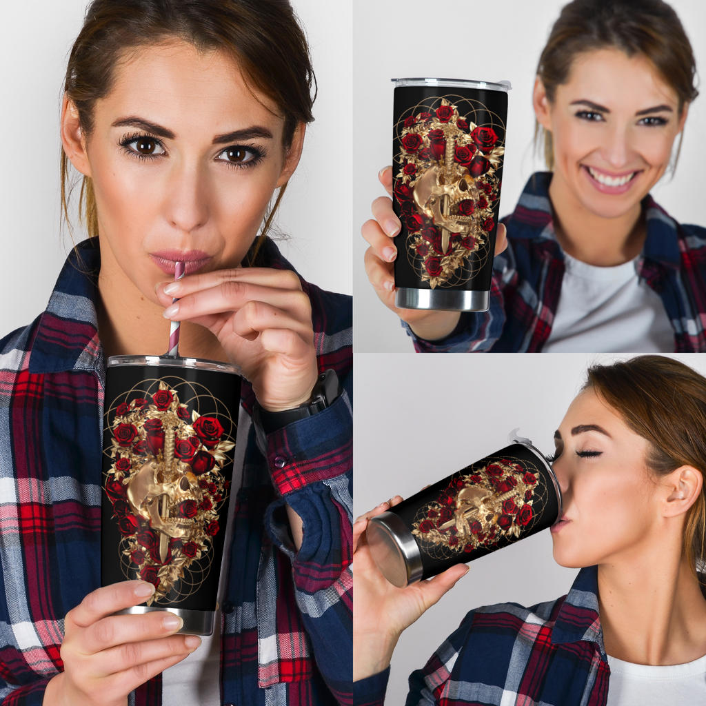 Sword skull tumbler