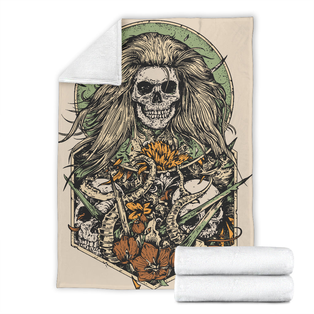 Skull premium blanket