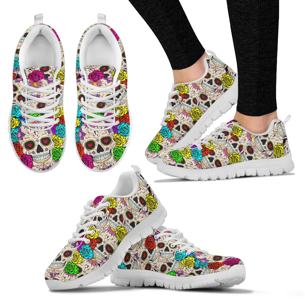 Sugar skull sneakers