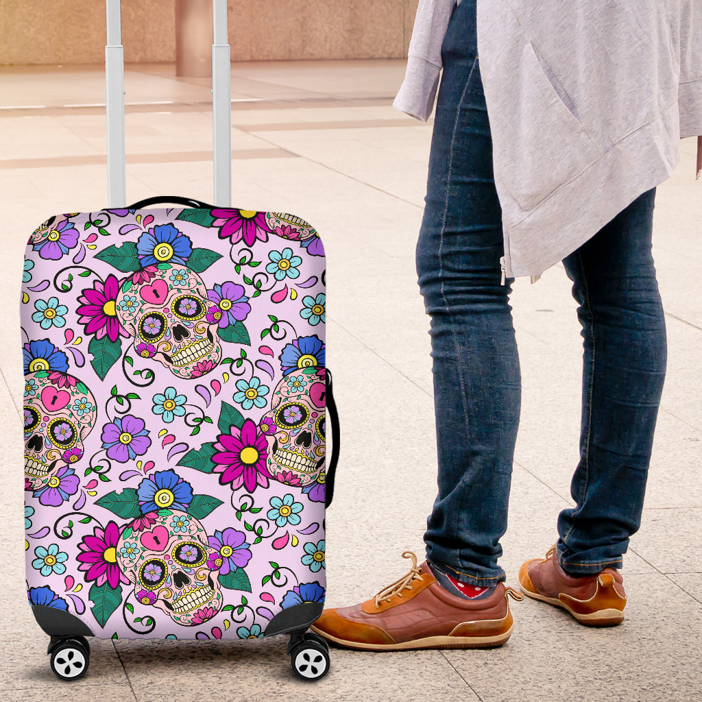 Sugar skull Luggage covers