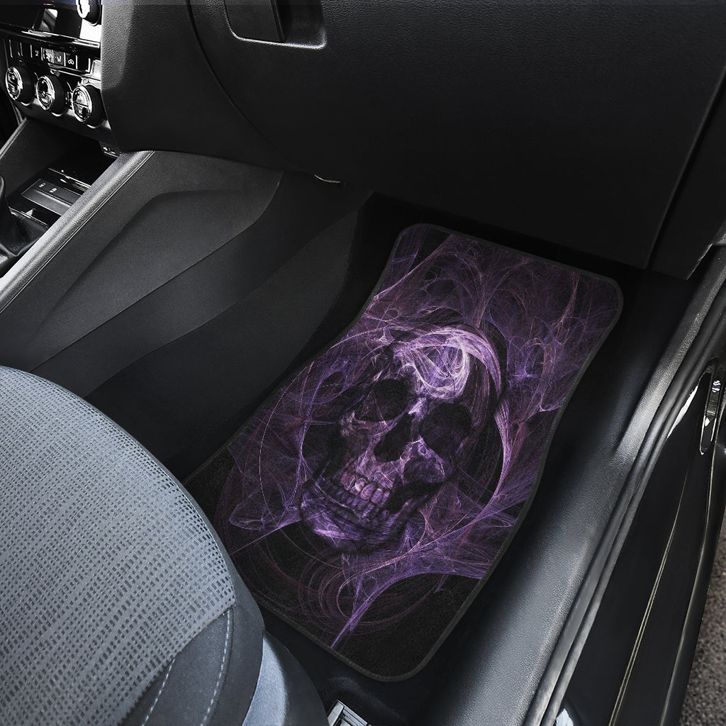 Set of 4 pcs grim reaper skull car mats