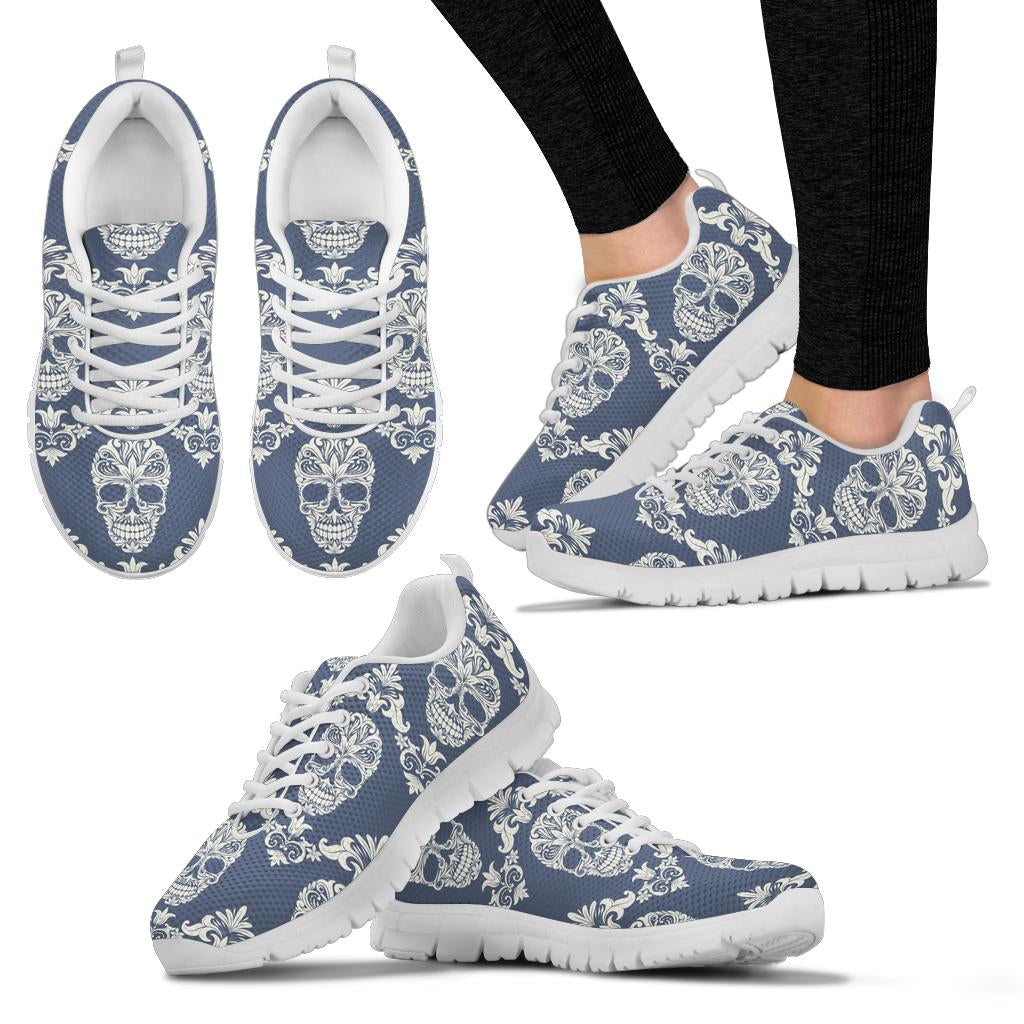 Black Sugar skull sneakers shoes
