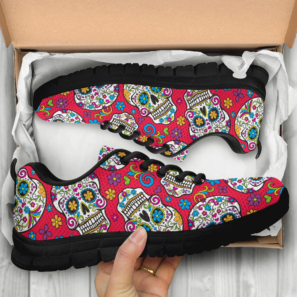 Sugar skull sneaker shoes