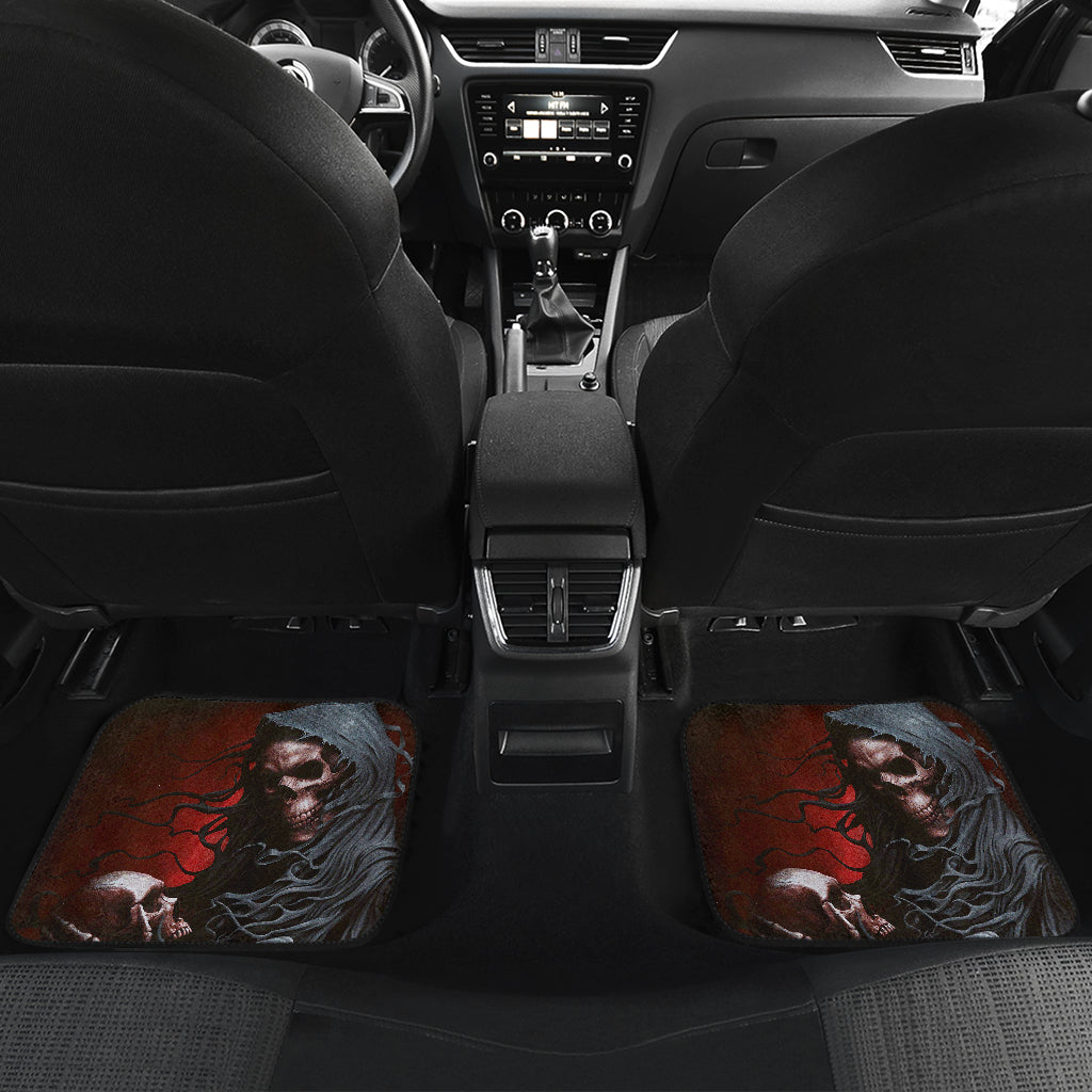 Set 4 pcs skull car mats