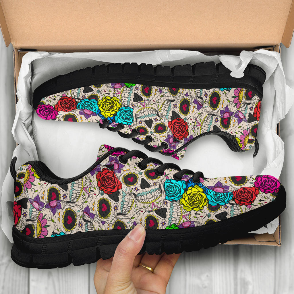 Sugar skull sneakers