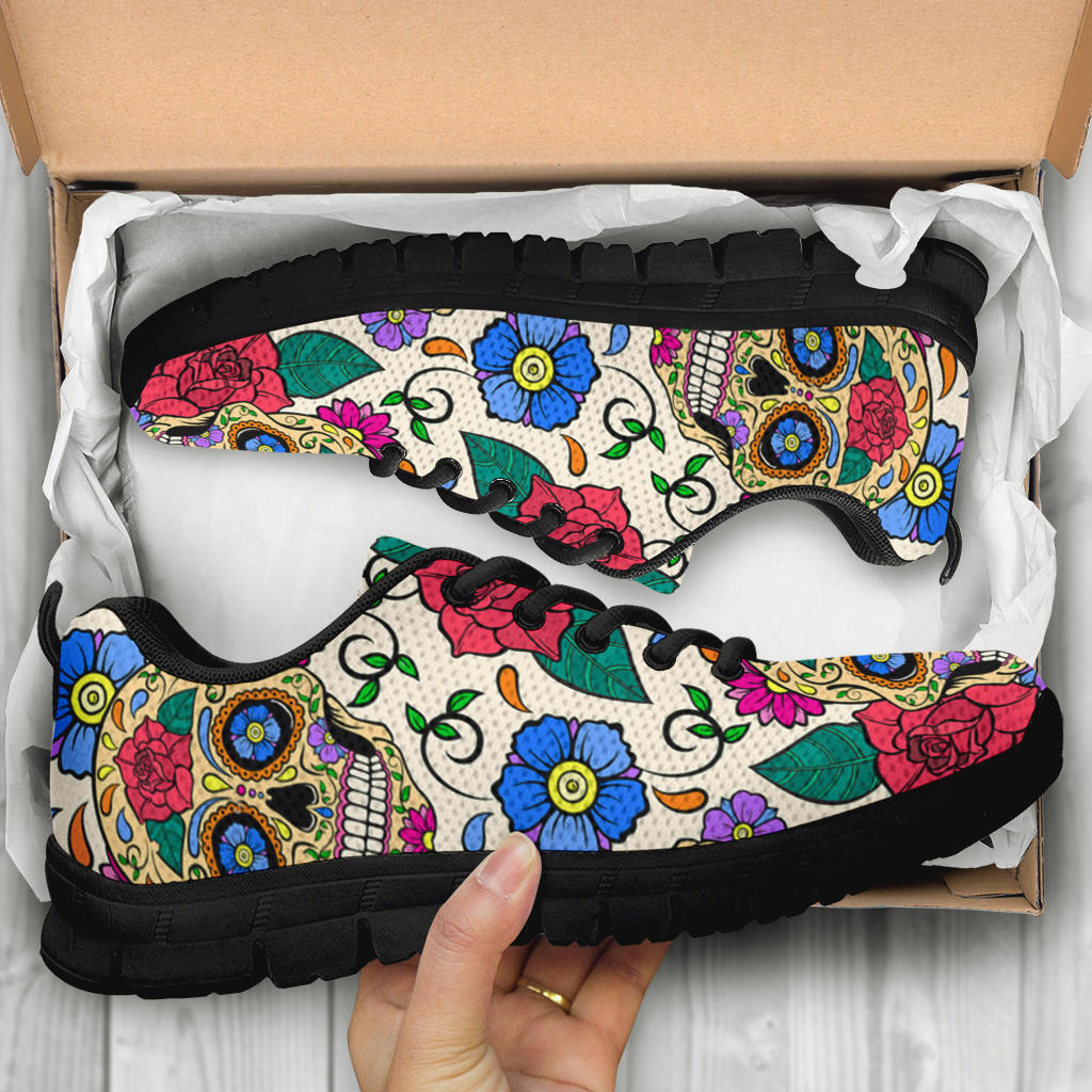 Sugar skull sneakers