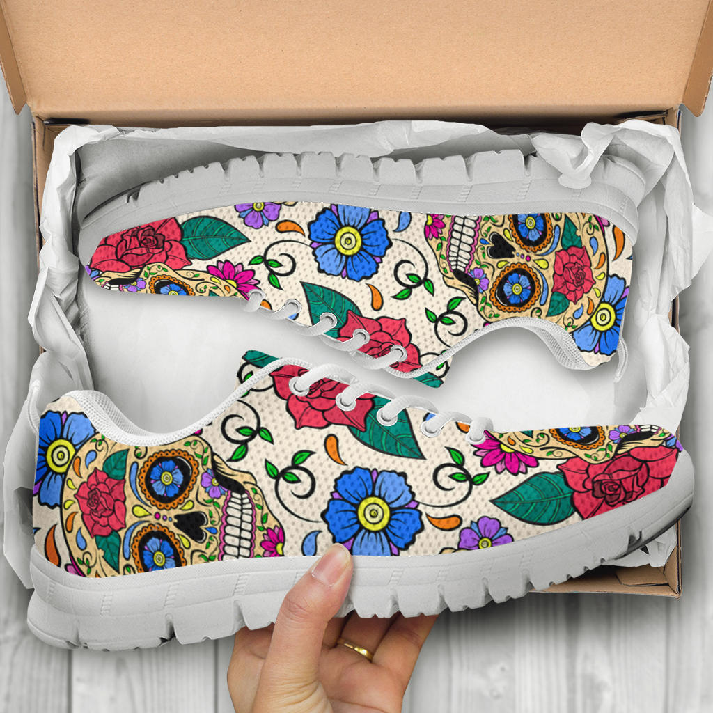 Sugar skull sneakers