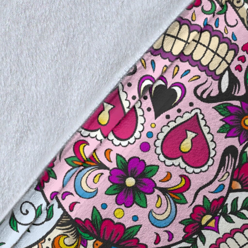 Sugar skull premium blanket