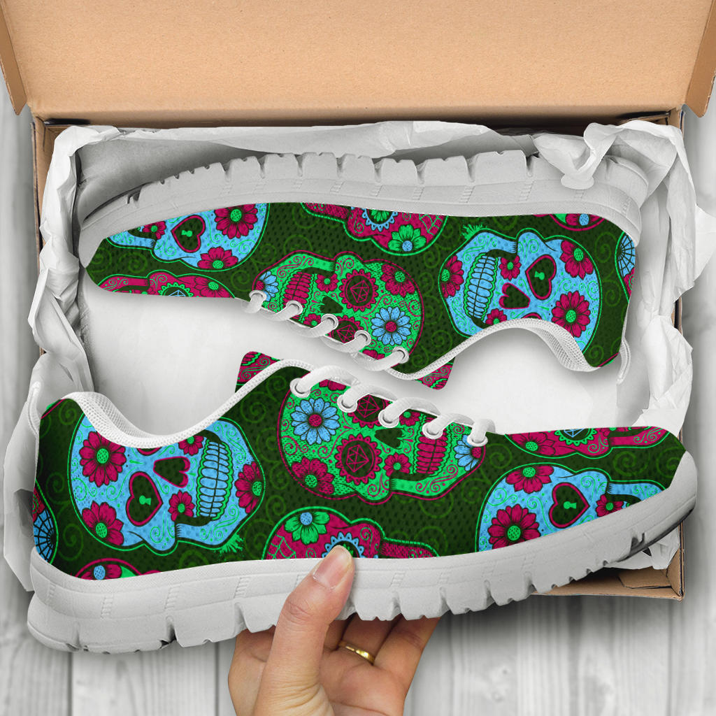 Sugar skull sneakers