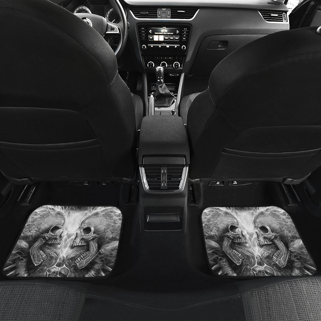 Set of 4 pcs grim reaper car mats