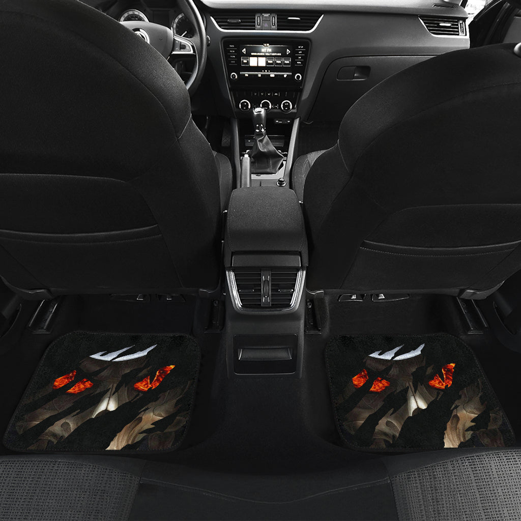 Set of 4 pcs grim reaper skull car mats