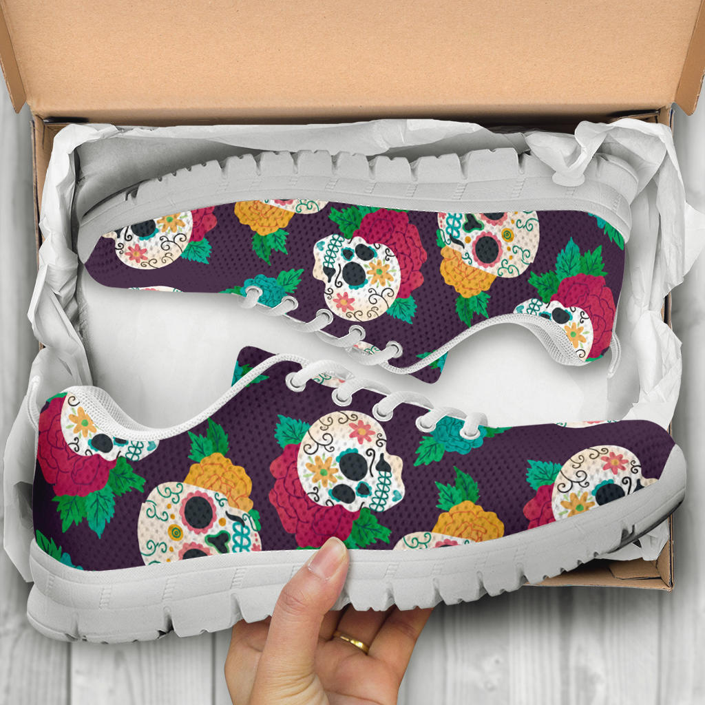 Black Sugar skull sneakers