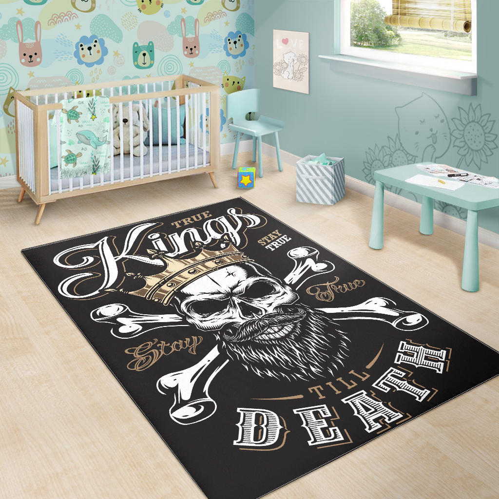 King skull are rug skull mat carpet