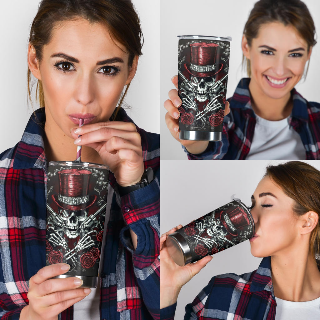 Rose skull coffee mug, biker skull mug, christmas skull tumbler cup mug, flame skull tumbler, halloween jumbo Mug, flame skull cup