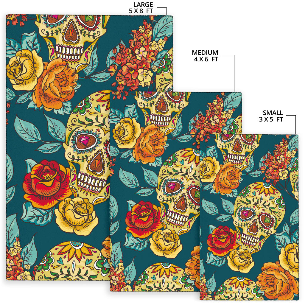 Sugar skull rugs - 3 sizes