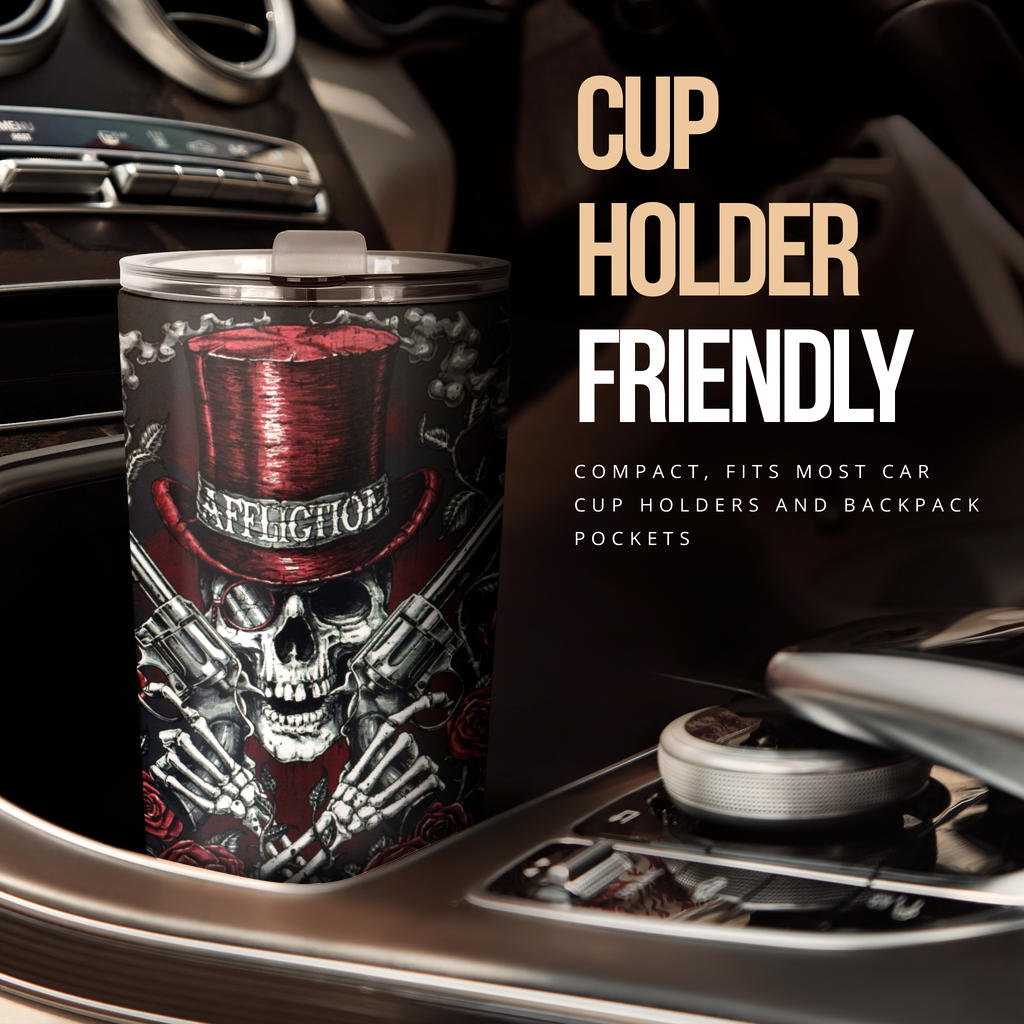 Rose skull coffee mug, biker skull mug, christmas skull tumbler cup mug, flame skull tumbler, halloween jumbo Mug, flame skull cup