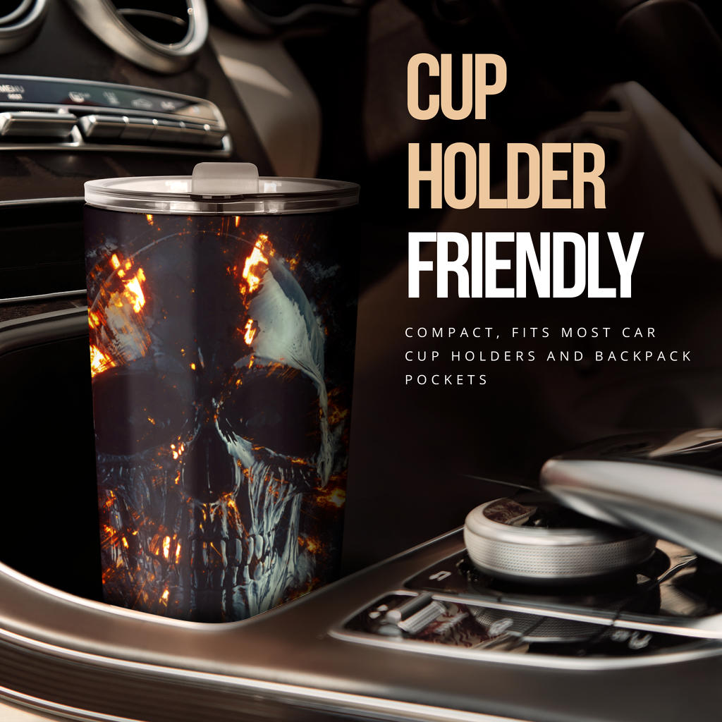 Skull tumbler mug cup