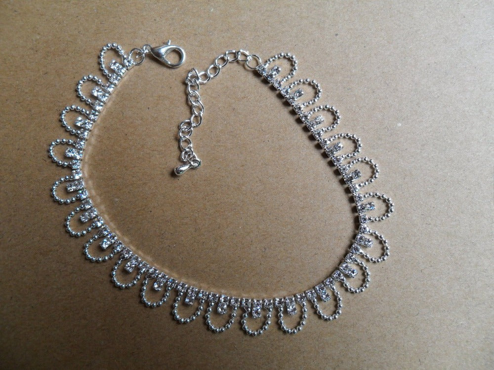 Hot selling 1 pc Sexy Charming Crystal Rhinestone Foot Chain Anklet Ankle Bracelet Diamante