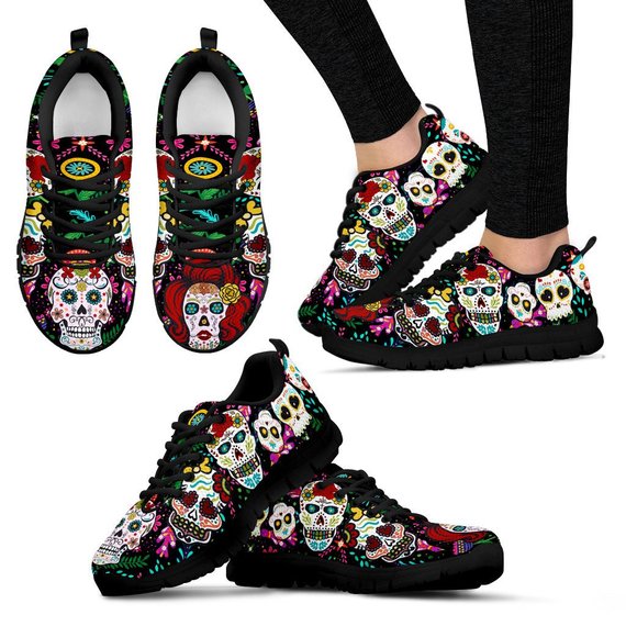 Sugar Skull Lovers Sneakers