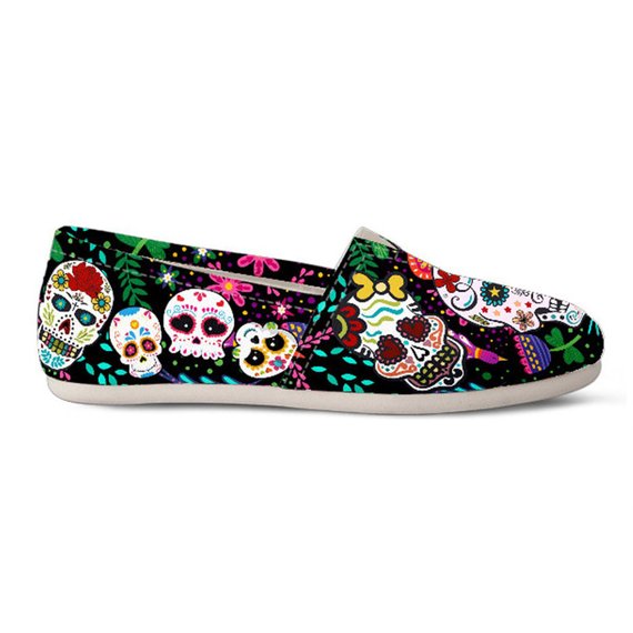 Sugar Skull Lovers Casual Shoes