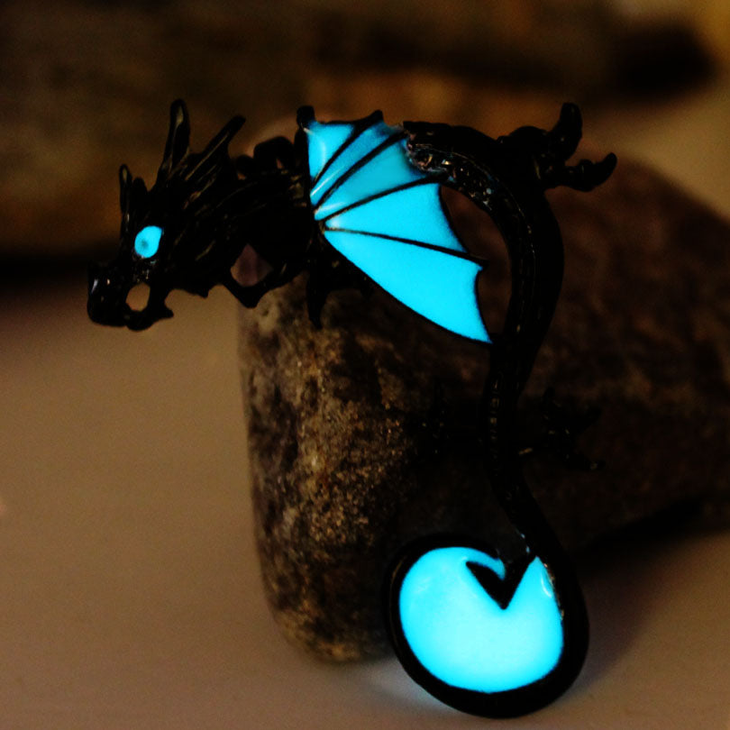 Dragon Ear Cuff cobra Ear Cuff GLOW in the DARK dragon Ear clip earrings Earrings Clip Earrings