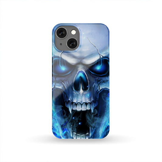 Blue skull phone case - all model