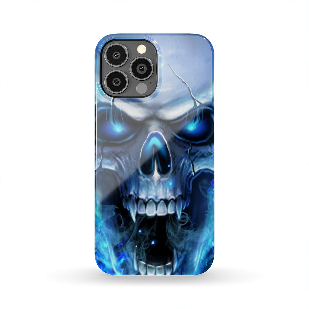 Blue skull phone case - all model