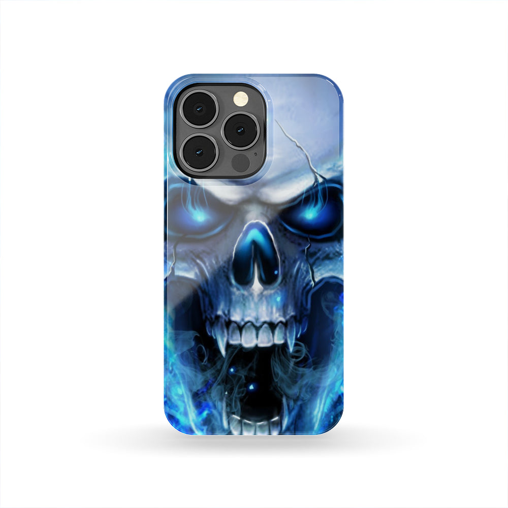 Blue skull phone case - all model