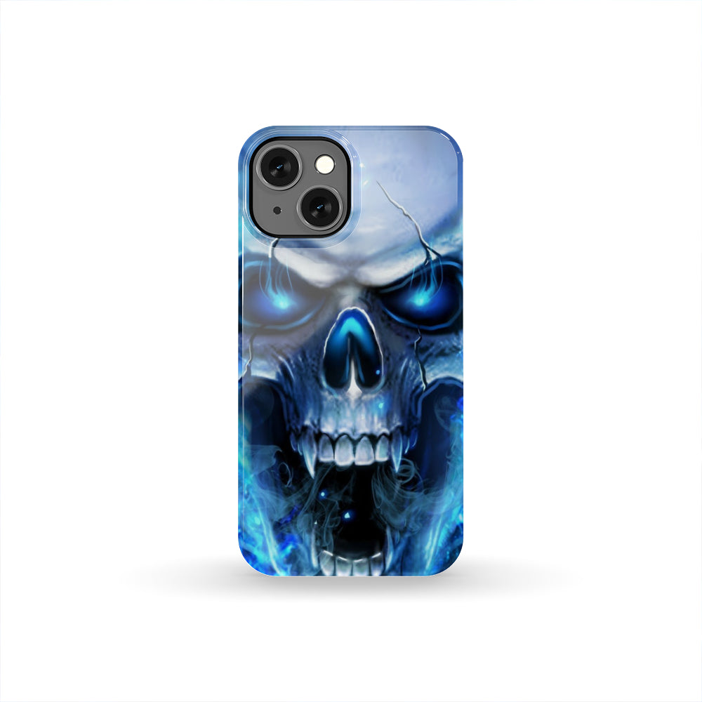 Blue skull phone case - all model