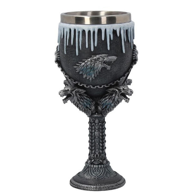 Mugs and Cups Creative 3D Coffee Beer Mugs Drinkware Cup Beer Drinkware Cups  King In The North Stainless Steel Cup